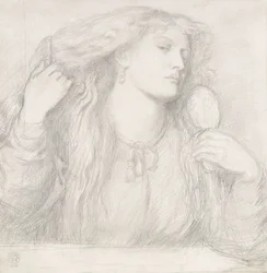 Nő fésülködik, Fanny Cornforth